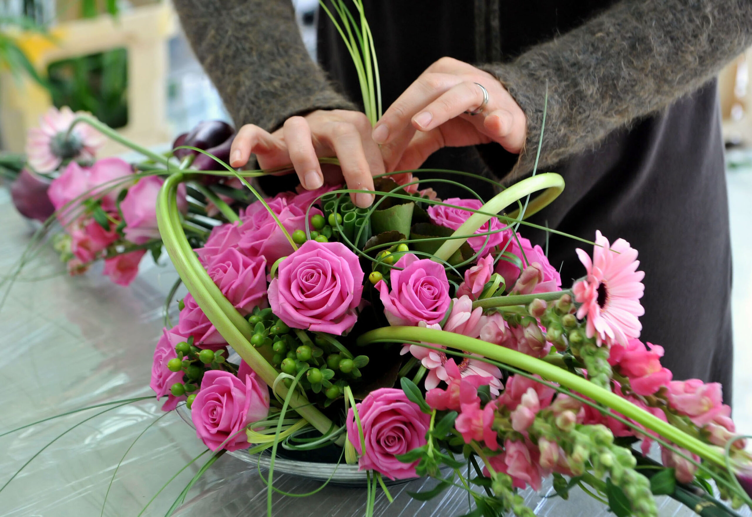 Making your custom bouquets!